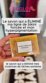 Charger et lire la vidéo dans la visionneuse de la Galerie, SAVON AU CURCUMA ANTI- TACHE
